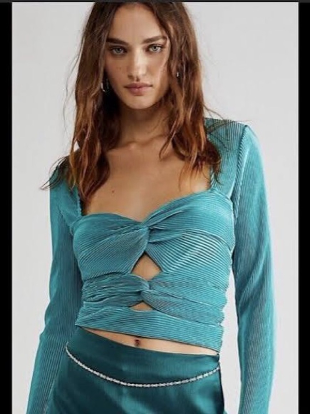 Free People Leah Twist Top